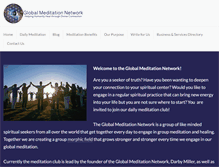 Tablet Screenshot of globalmeditationnetwork.com